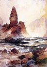 Famous Rock Paintings - Tower Falls and Sulphur Rock,Yellowstone